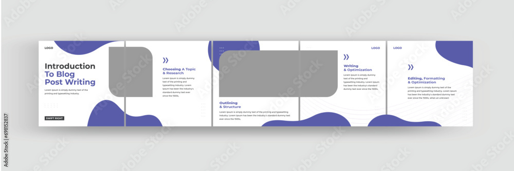 Wall mural how to write a blog posts social media carousel, step by step guide to write instagram carousel desi