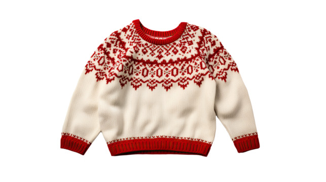 Christmas Sweater. Isolated on transparent background - Powered by Adobe