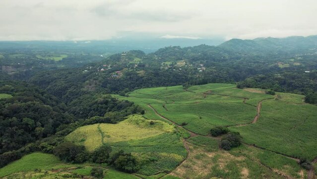 VALLE DESDE DRON CARTAGO COSTA RICA