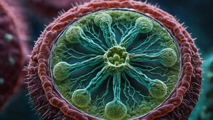 microbiology, Cell under microscrope