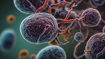 microbiology, Cell under microscrope