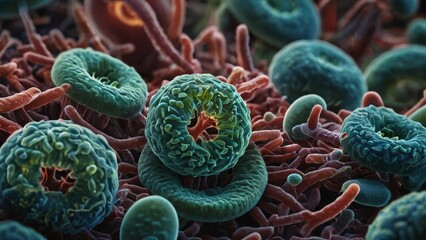 microbiology, Cell under microscrope