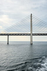 bridge over the sea in Denmark