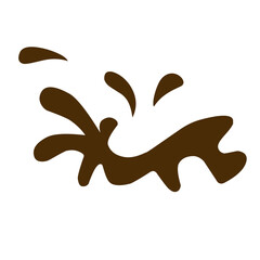 chocolate liquid splash