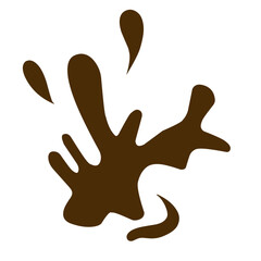 chocolate liquid splash