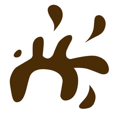 chocolate liquid splash