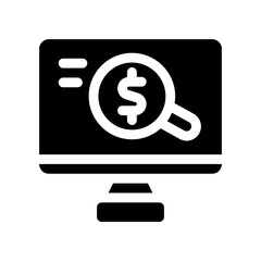 paid search glyph icon