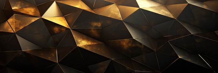 Modern Ancient Medieval Background Texture in the Colors Gold and Black created with Generative AI Technology