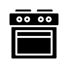 cooking stove glyph icon