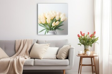 Spring interior of a room