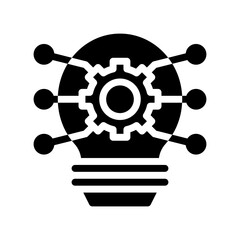 innovation glyph icon