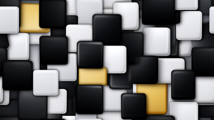 Grunge wood texture. Photo of many small black wooden cubes seamless parquet with cube pattern texture