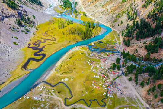 Aerial view of mahodand lake , kalam -swat valley1