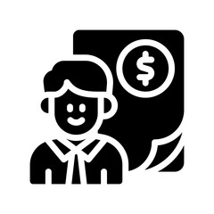manager glyph icon