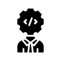 management glyph icon