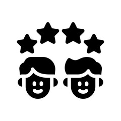 partner glyph icon