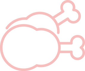 chicken and turkey icon
