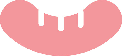 Ham and sausage icon
