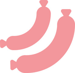 Ham and sausage icon
