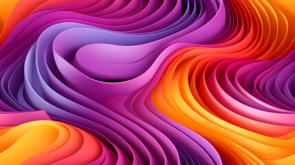 Obraz premium Abstract swirl wave seamless background pattern. Flow liquid lines design