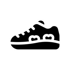 sneaker glyph icon