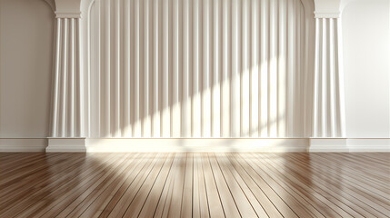 Abstract background. Spiral-shaped volumetric, white circles, of different sizes at different levels with a shadow. Futuristic background.