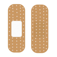 Bandage plaster medical vector icon illustration design template web. Wound sticker, medical bandage icon. Adhesive plaster. Plaster Filled Icon Vector Illustration