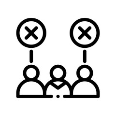 candidates line icon