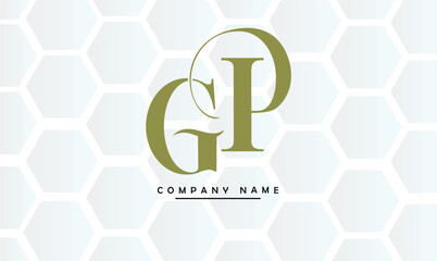 PG, GP, P, G Abstract Letters Logo Monogram