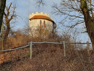Wallwitzburg castle ruin Dessau Saxony-Anhalt