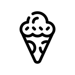ice cream line icon