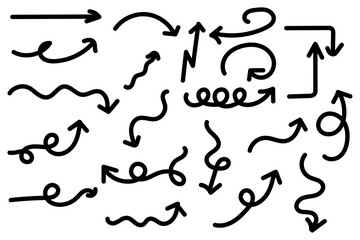 hand drawn arrow icons