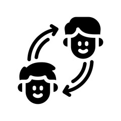 rotation glyph icon