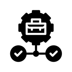 business glyph icon