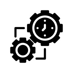 efficiency glyph icon