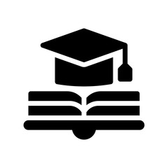 education glyph icon
