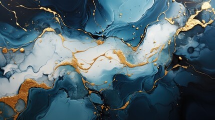 Abstract Marble background, marbling, water marble texture, liquid paint, acrylic paint pouring rock marble texture. - obrazy, fototapety, plakaty