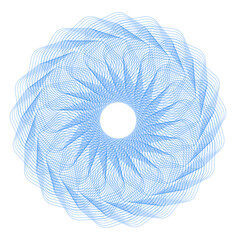 blue spiral string