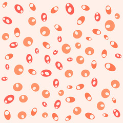 SEAMLESS HAND DRAWN DOODLE BLOB SHAPES PATTERN TEXTURE COLORFUL TEMPLATE ABSTRACT BACKGROUND TRENDY DESIGN VECTOR