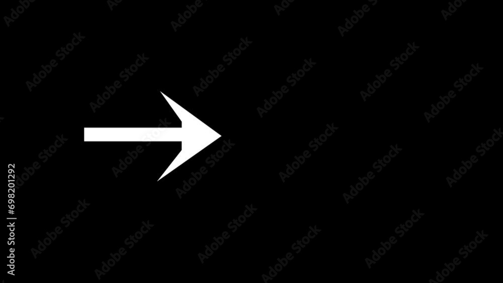 Aufkleber abstract directional arrow line ,signal icon . a moving arrow pointing to the right