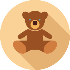 Fototapeta premium teddy bear with heart. shopping and commerce icon png. shopping icon vector png. online shopping icon vector. browsing, e-commerce, spending, purchasing, getting and buying vector icon.