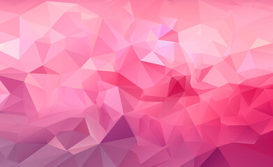 Modern pink background, low polygon.