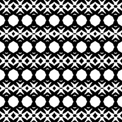 Abstract Shapes.Vector seamless black and white pattern.Design element for prints, decoration, cover, textile, digital wallpaper, web background, wrapping paper, clothing, fabric, packaging, cards.