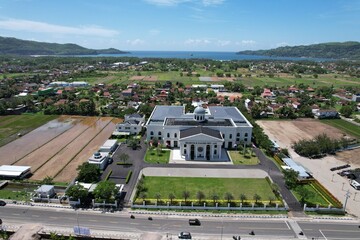 defaultPacitan, Indonesia 22 December 2023 : President SBY gallery museum view frome above in...
