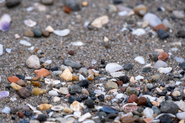 pebbles on the beach