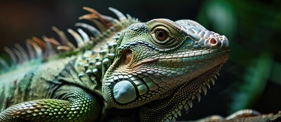 Obraz premium Zoo-dwelling reptiles.