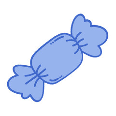 svg small candy doodle element set