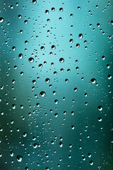 drops of water on a glass