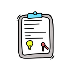 svg creative idea thinking doodle element