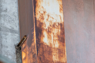 old door with lock